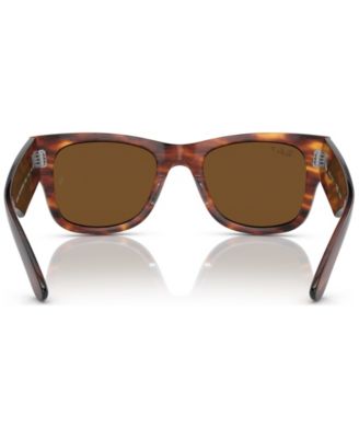 Unisex Mega Wayfarer 51 Polarized Sunglasses