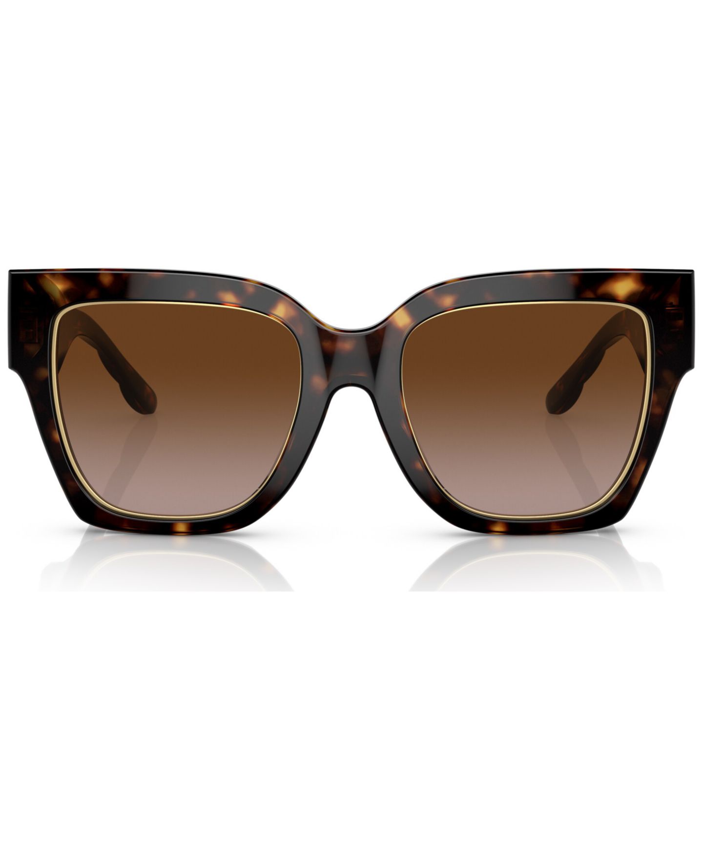 Женские солнцезащитные очки Tory Burch Sunglasses, TY7180U, цвет: Черепаховый / Коричневый градиентный — фото 2