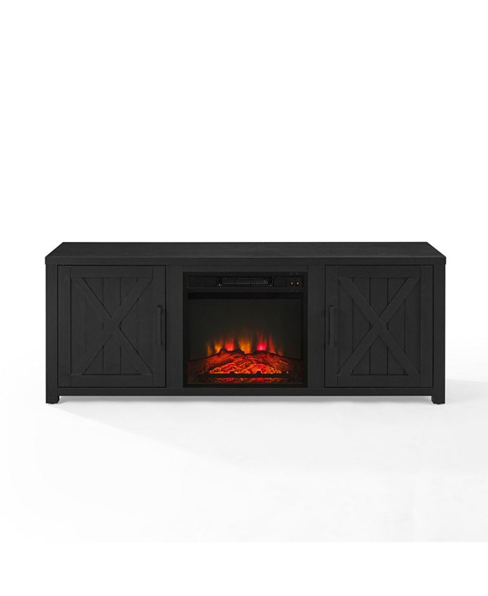 Crosley Gordon 58" Low Profile TV Stand with Fireplace Macy's