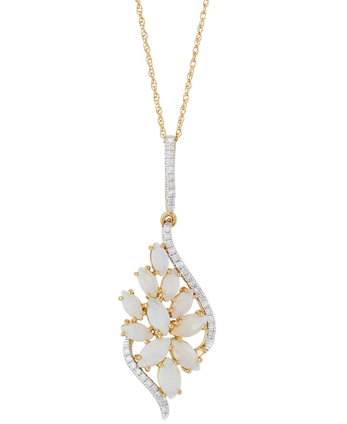 Macys outlet opal necklace