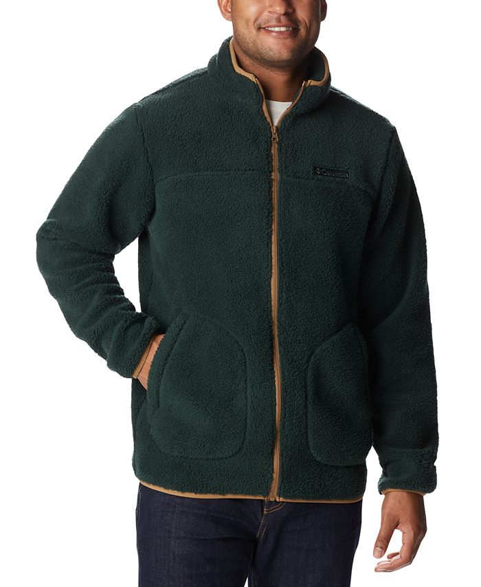 Columbia Men's Rugged Ridge II Sherpa Fleece Full Zip Jacket - Macy's