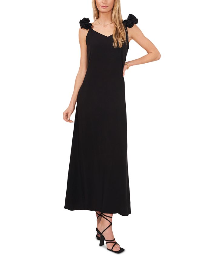 Vince Camuto Women's Rouched-Sleeve Callus Maxi Dress - Macy's