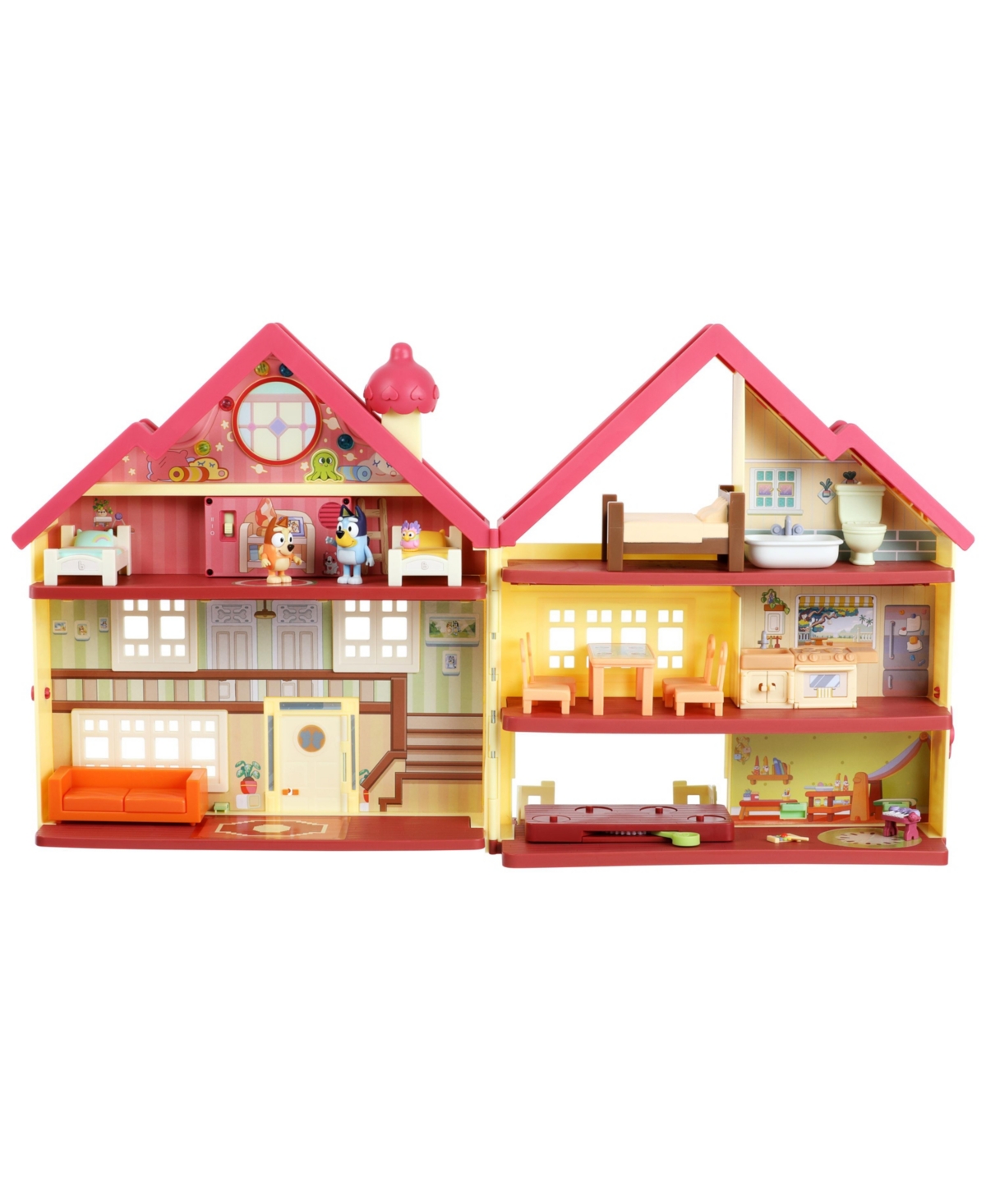 Shop Bluey Deluxe Home Playset Series 7 In Multi Color