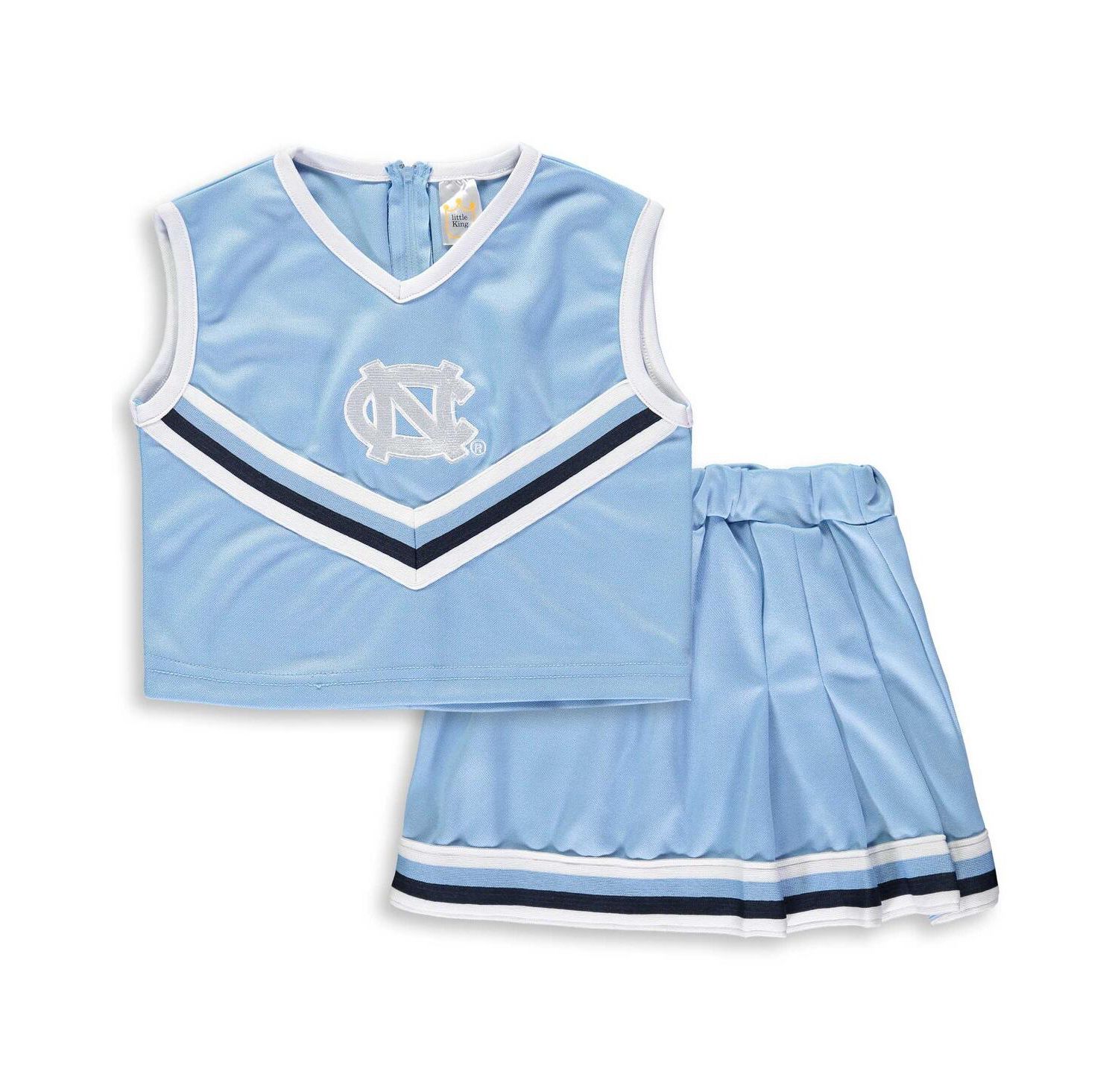 Big Girls Carolina Blue North Carolina Tar Heels Two-Piece Cheer Set