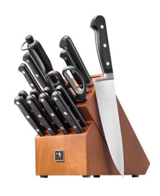 Belgique 16-Pc. Knife Block Set, Created for Macy's - Macy's