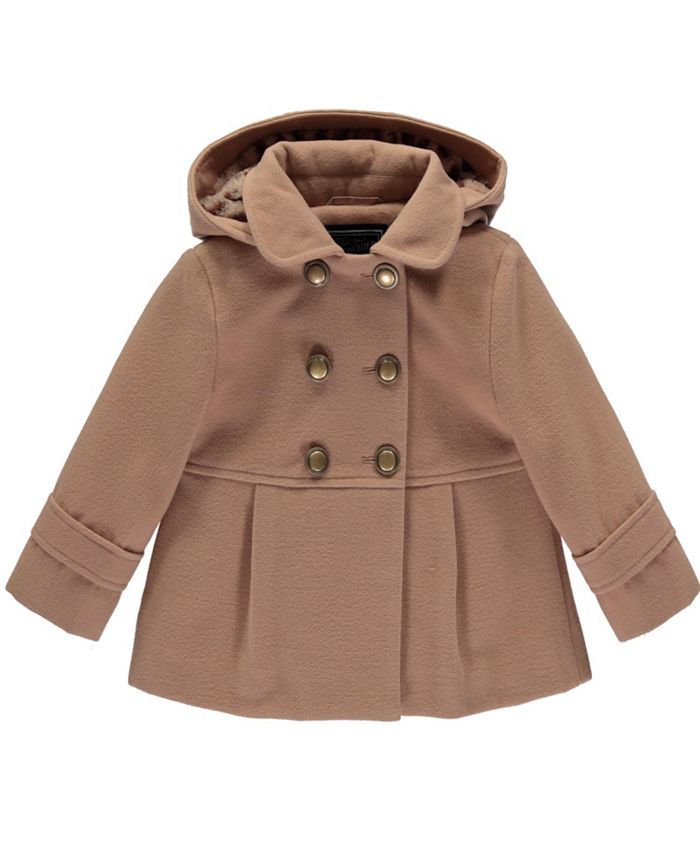 S Rothschild & CO Toddler Girls Double Breasted Car Coat - Macy's