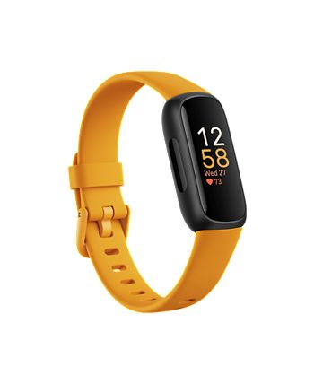 Fitbit Inspire 3 Morning Glow Wellness Tracker Watch 19.5mm Macy s