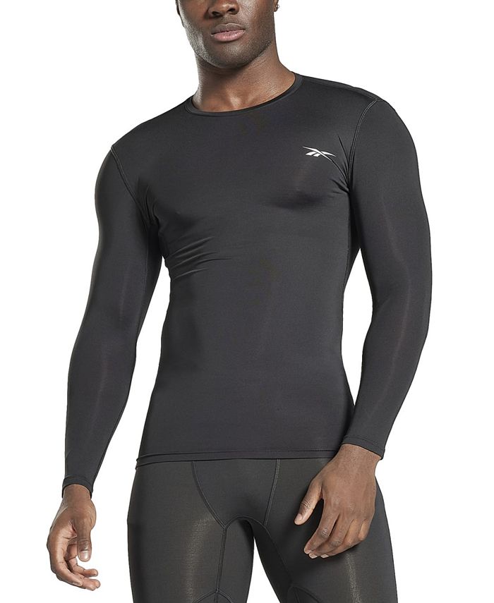 rok Inspecteur lava Reebok Men's Workout Ready Compression Long-Sleeve T-Shirt - Macy's