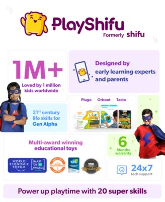 PlayShifu Plugo Stem Wiz Pack with Letters, Link and Count