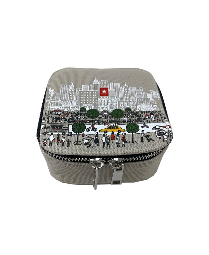 Macy's New York City Canvas Jewelry Case, Created for Macy's Macy's
