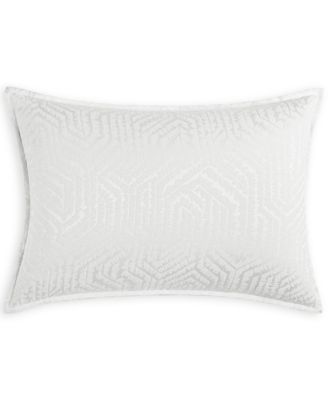 Hotel Collection - Etched Geo Sham, King, Created for Macy's