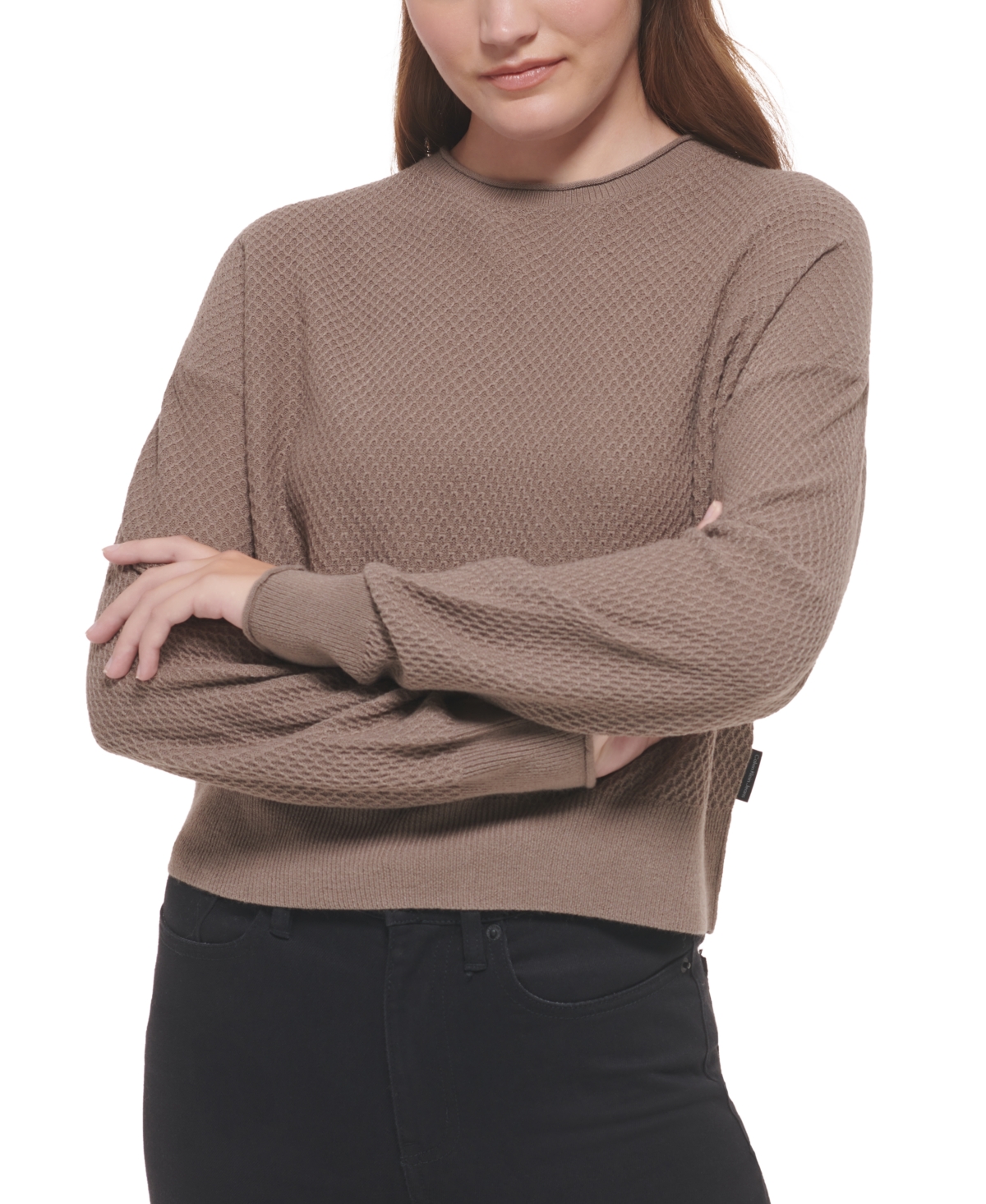 Calvin Klein Jeans Women's Honeycomb Sweatshirt