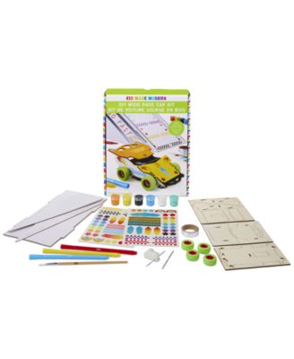 Kid Made Modern - DIY Wooden Race Car-Decorating Kit