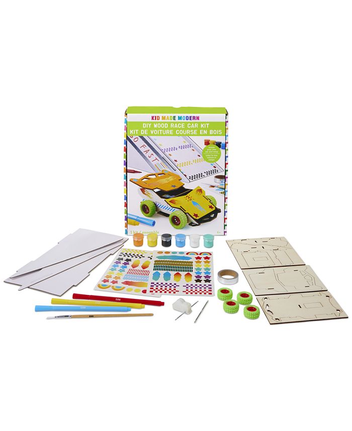 Kid Made Modern DIY Wooden Race CarDecorating Kit Macy's