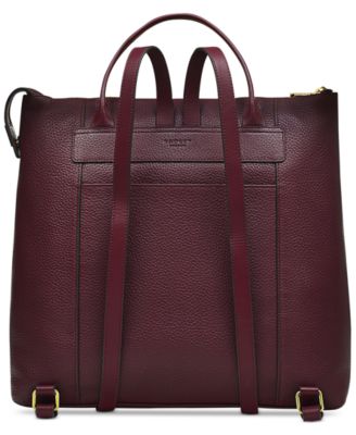 Radley London Baylis Road Large Ziptop Leather Backpack Macy's - Main Image