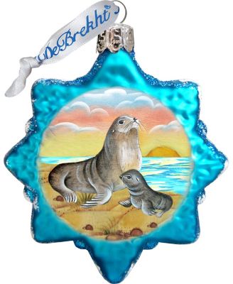 Fun At the Beach Mercury Holiday Ornaments, Set of 3