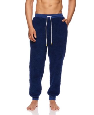 Joe Boxer Men's Drawstring Sherpa Joggers with Pockets - Macy's