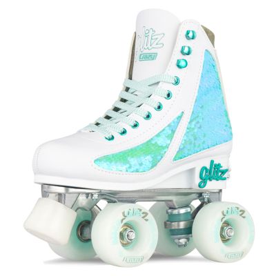Glitz Adjustable Roller Skates For Women And Girls - Size Adjustable To Fit 4 Sizes