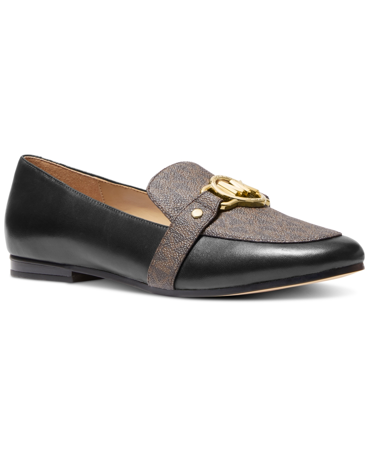 Michael Kors Michael Women s Rory Loafer Flats In Black brown