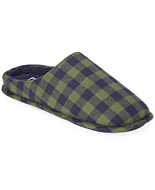 Men's Plaid Slippers, Created for Macy's 
