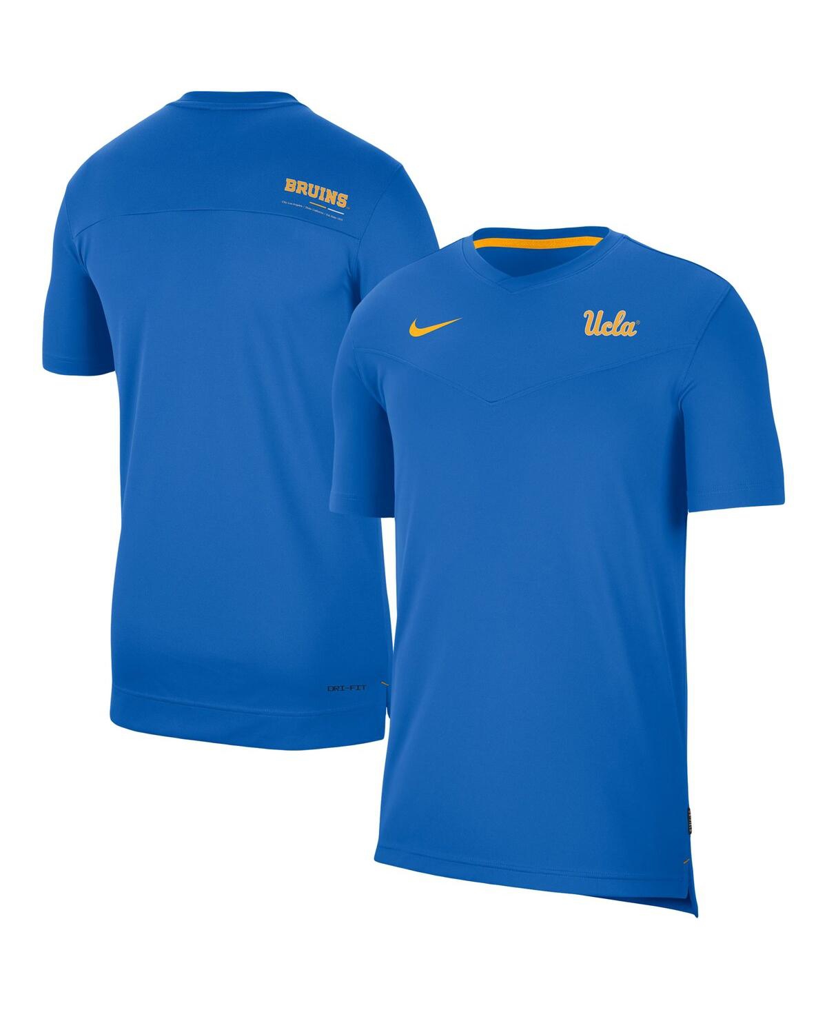 Shop Nike Men's  Blue Ucla Bruins Coach Uv Performance T-shirt