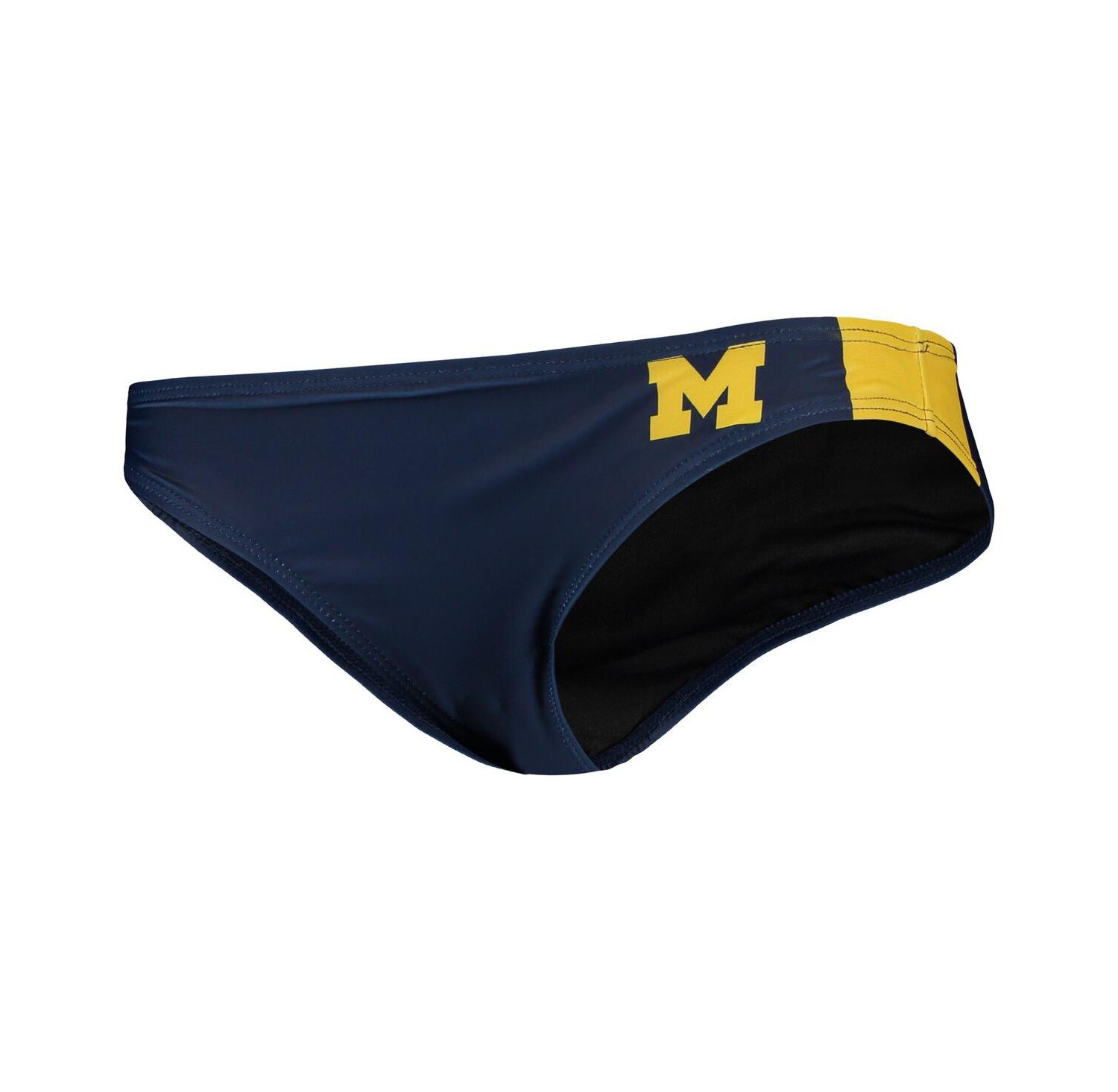 Women's Navy Michigan Wolverines Wordmark Bikini Bottom