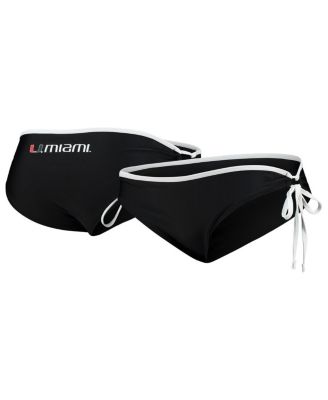 Women's Black Miami Hurricanes Perfect Match Bikini Bottom