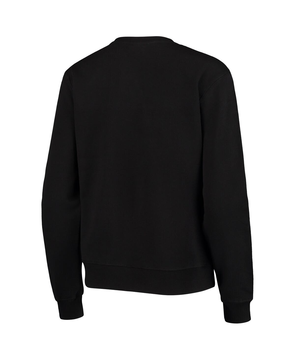 Colosseum Black Army Black Knights Campanile Pullover Sweatshirt In Black