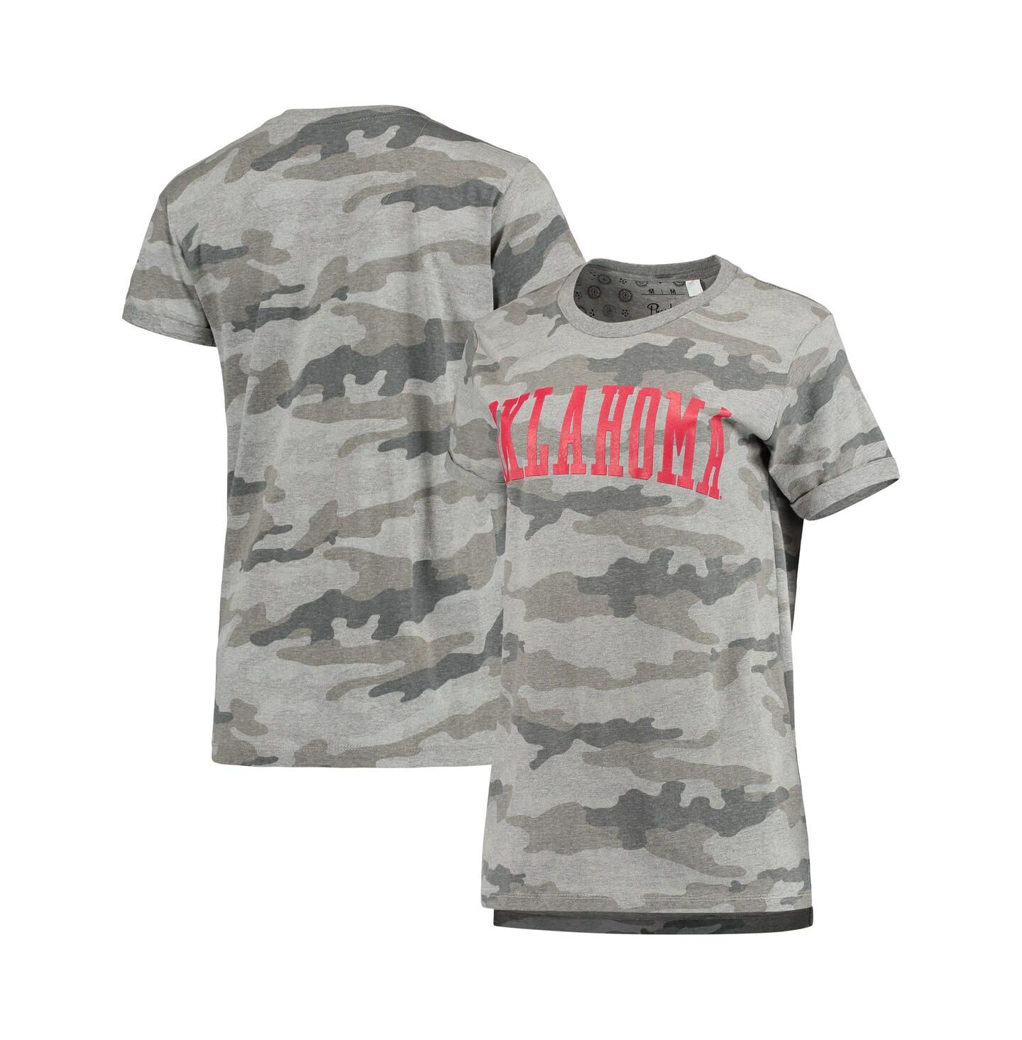 Женская футболка Pressbox Camo Oklahoma Sooners — фото 2