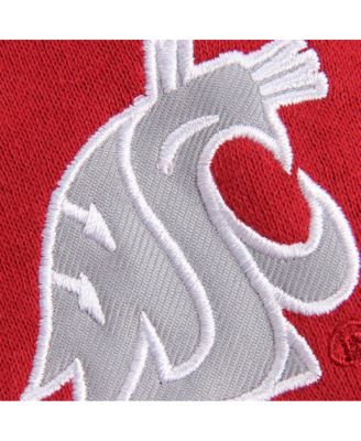 Women's Crimson Washington State Cougars Arched Name Full-Zip Hoodie