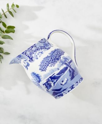 Blue Italian Liverpool Pitcher