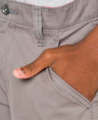 Big Boys Adjustable Waistband Cargo Pocket Shorts