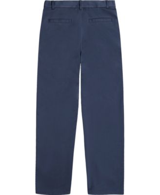 Big Boys Uniform Flat-Front Stretch Performance Pants