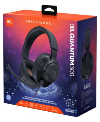 Quantum 300 Wired Over Ear Gaming Headset-Black