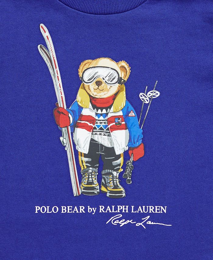 Polo Ralph Lauren Baby Boys Polo Bear Jersey Tshirt and Fleece Pants, 2 Piece Set Macy's