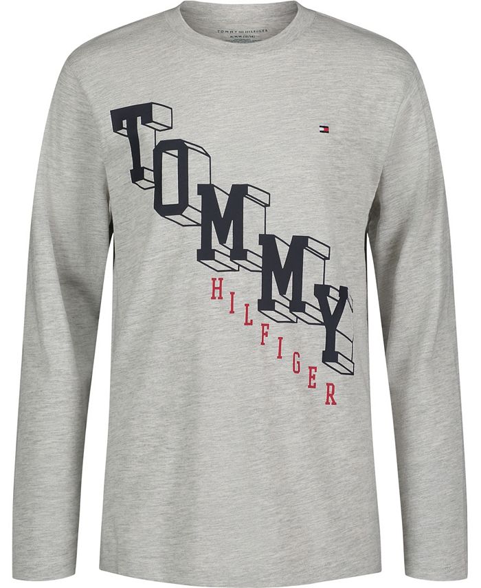 Tommy Hilfiger Little Boys Stepper Long Sleeve T-shirt - Macy's