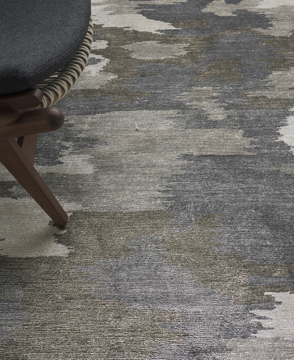 Exquisite Rugs Viscose From Bamboo Silk Er3282 6' X 9' Area Rug In Ivory