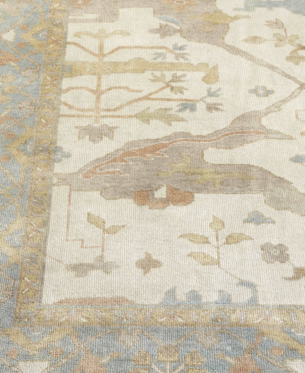 Exquisite Rugs Antique Weave Oushak ER9329 Area Rug - Blue