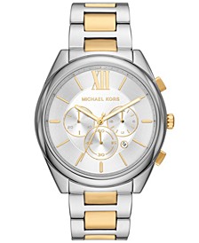 Men's Langford Chronograph Two-Tone Stainless Steel Bracelet Strap Watch 45mm