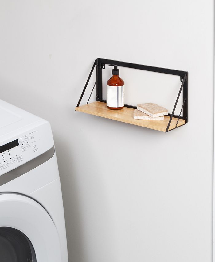 Honey Can Do Small Floating Shelf for Wall with Bracket, 18" Macy's