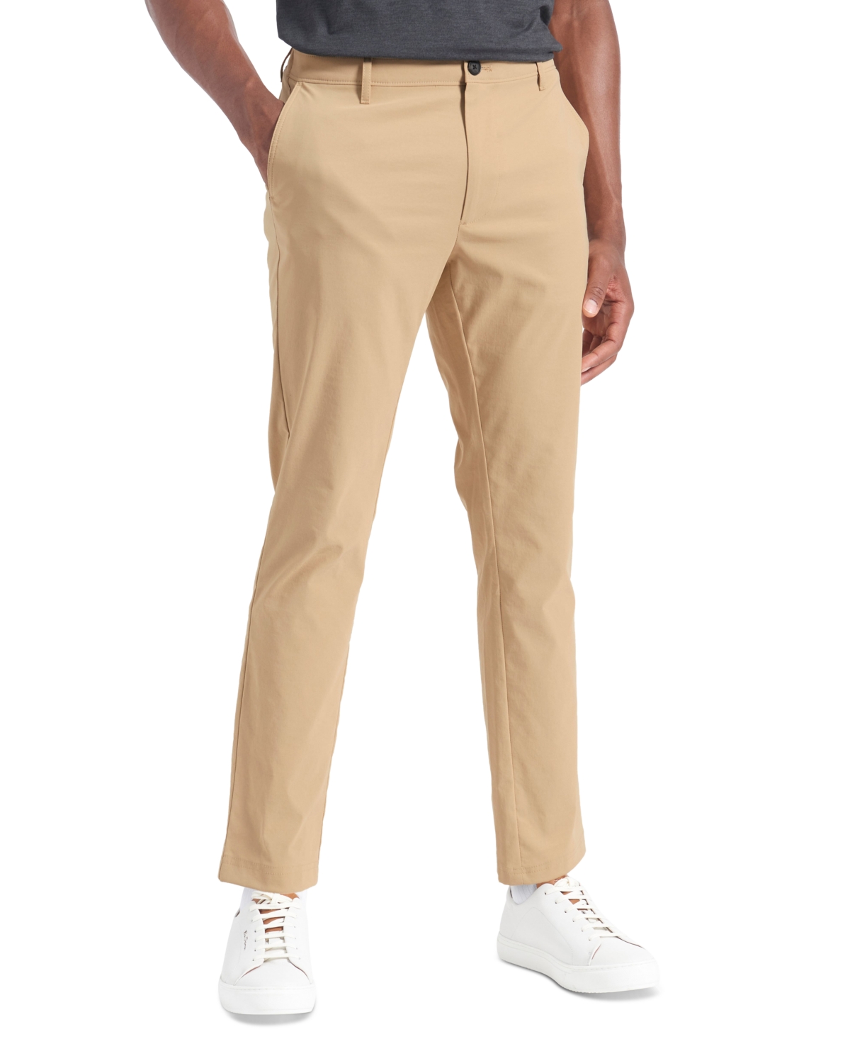 Men's Slim-Fit Stretch Quick-Dry Motion Performance Chino Pants - Sand