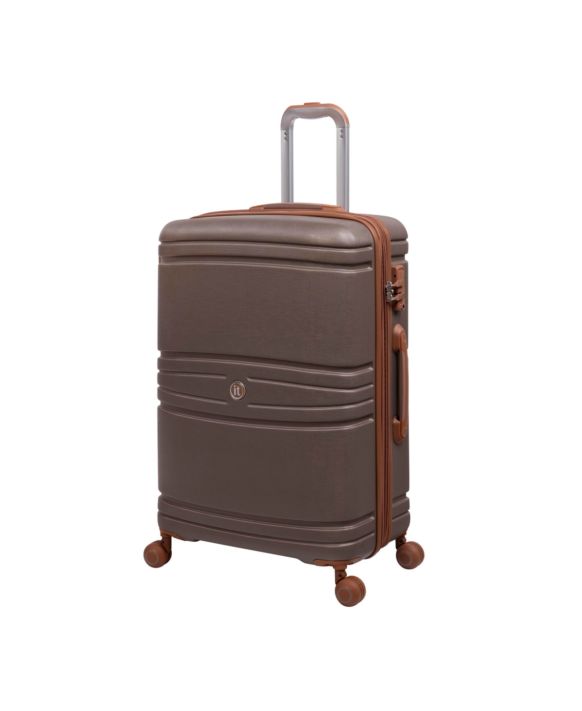 It Luggage Quintessential Medium Checked Spinner Hardside In Brownie