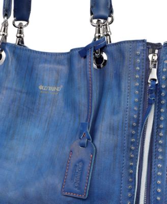 Women's Barracuda Hand Painted Clasp Closure Tote Bag