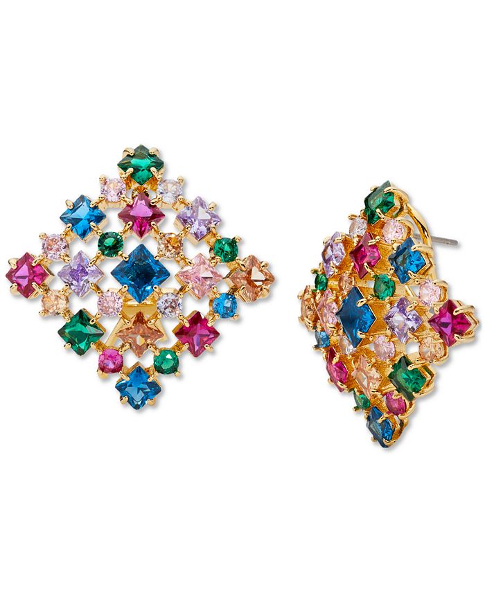 kate spade new york GoldTone Crystal Kaleidoscope Statement Stud