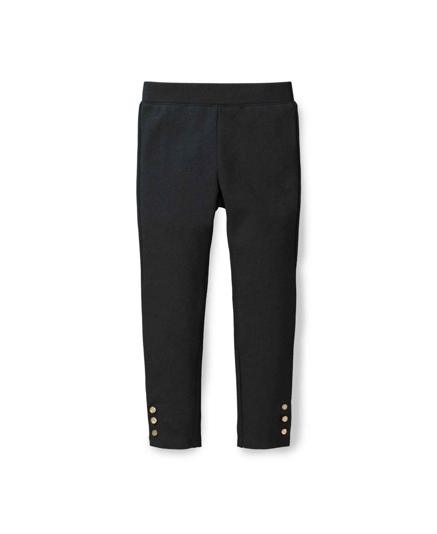 Baby Girls Button Cuff Ponte Pant