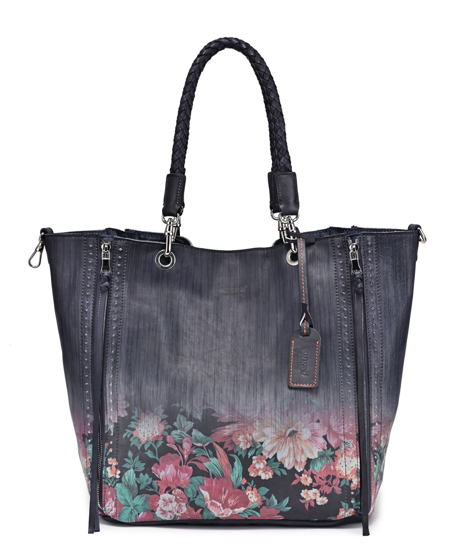 Women's Barracuda Hand Painted Clasp Closure Tote Bag