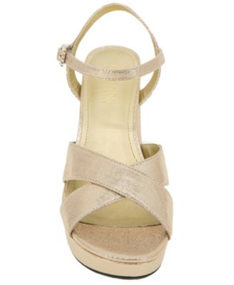 Reeva Criss-Cross Platform Sandals