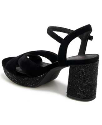 Women's Reeva Velvet Platform Dress Sandals