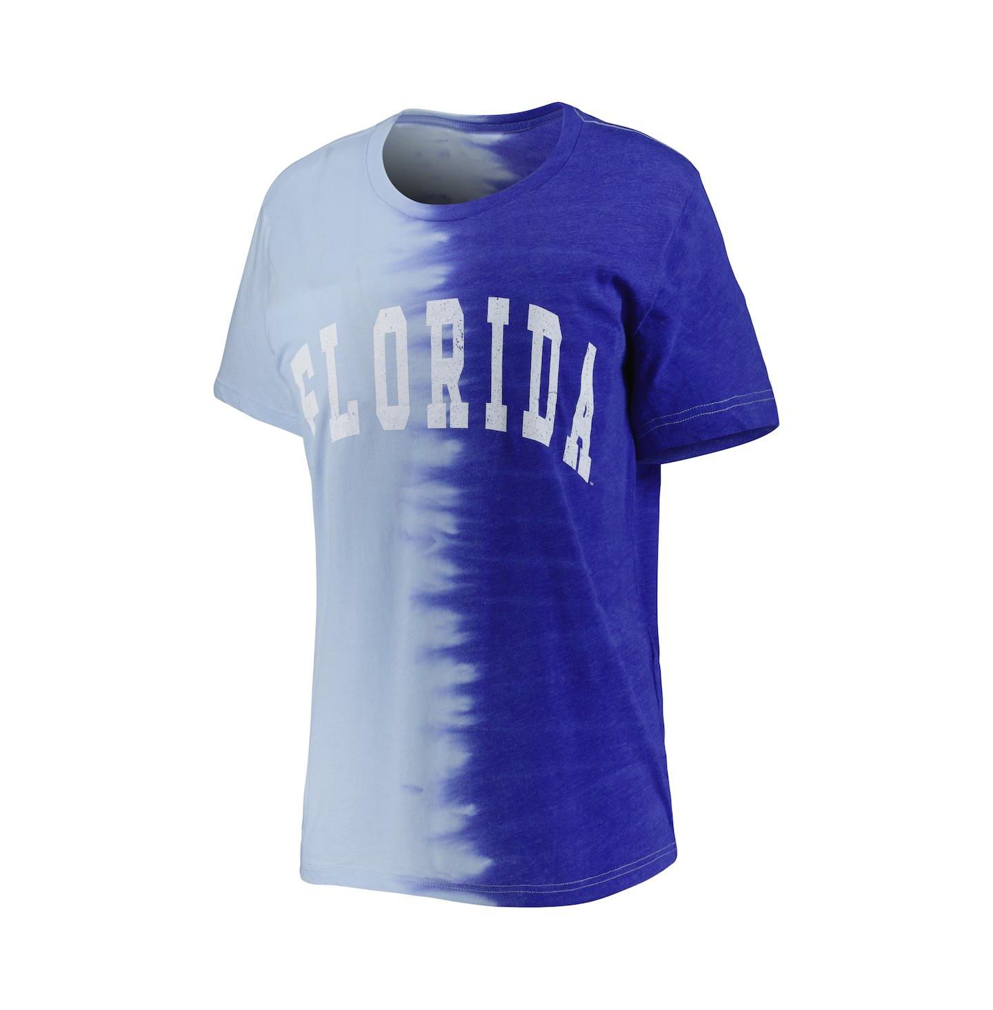 Женская футболка Gameday Couture Royal Florida Gators Find Your Groove Split-Dye — фото 2