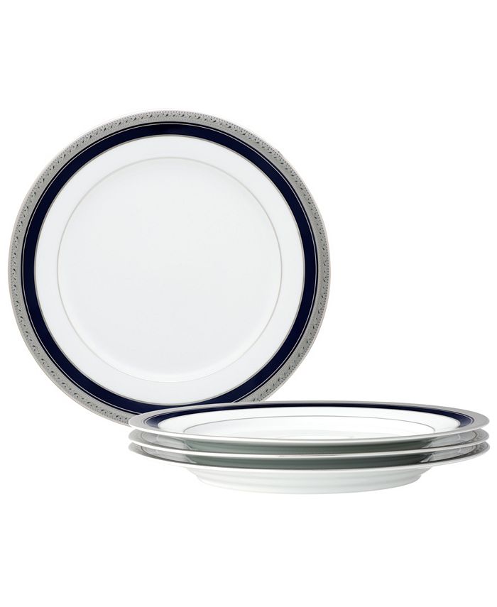 Noritake Crestwood Platinum – Saliera E Pepiera In Porcellana Fine – Design Con Fascia In Platino – Lavabile In Lavastoviglie